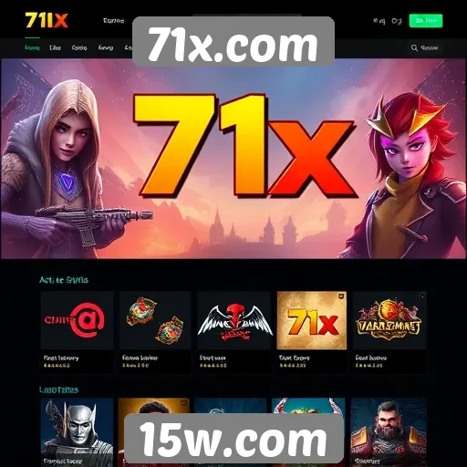 Novas funcionalidades do site 71x.com
